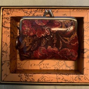 NWOT Patricia Nash coin purse vintage brocade
